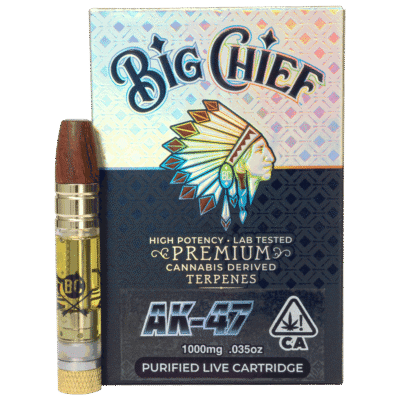 Big Chief AK-47 Cartridge 1g hybrid