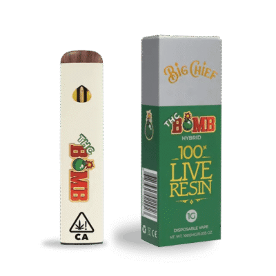 Big Chief THC Bomb Live Resin Disposable 1g hybrid