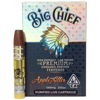 Big Chief Apple Fritter Cartridge 1g sativa