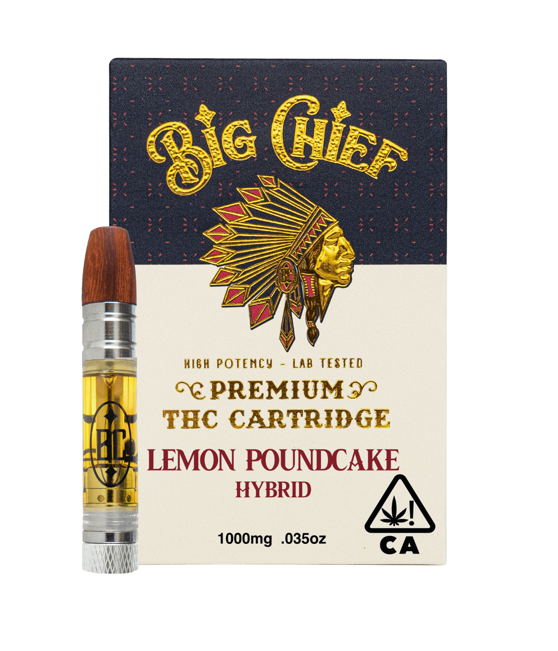 Big Chief Lemon Pound Cake Cartridge 1g hybrid