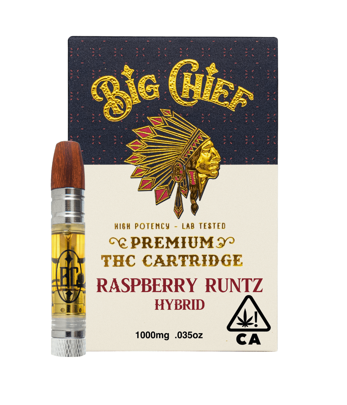 Big Chief Raspberry Runtz Cartridge 1g hybrid