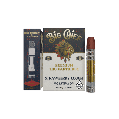 Big Chief Strawberry Cough Cartridge 1g sativa