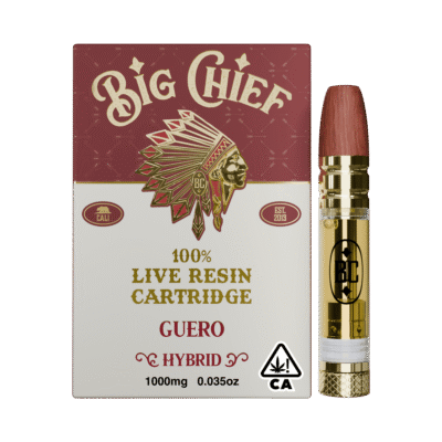 Big Chief Guero Live Resin Cartridge 1g hybrid