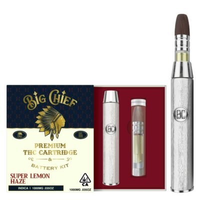 Big Chief Super Lemon Haze Cartridge & Battery 1g sativa