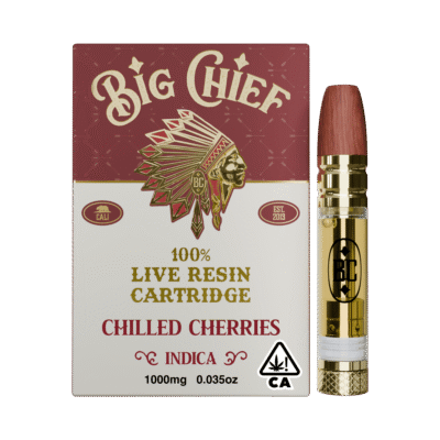 Big Chief Chilled Cherries Live Resin Cartridge 1g hybrid