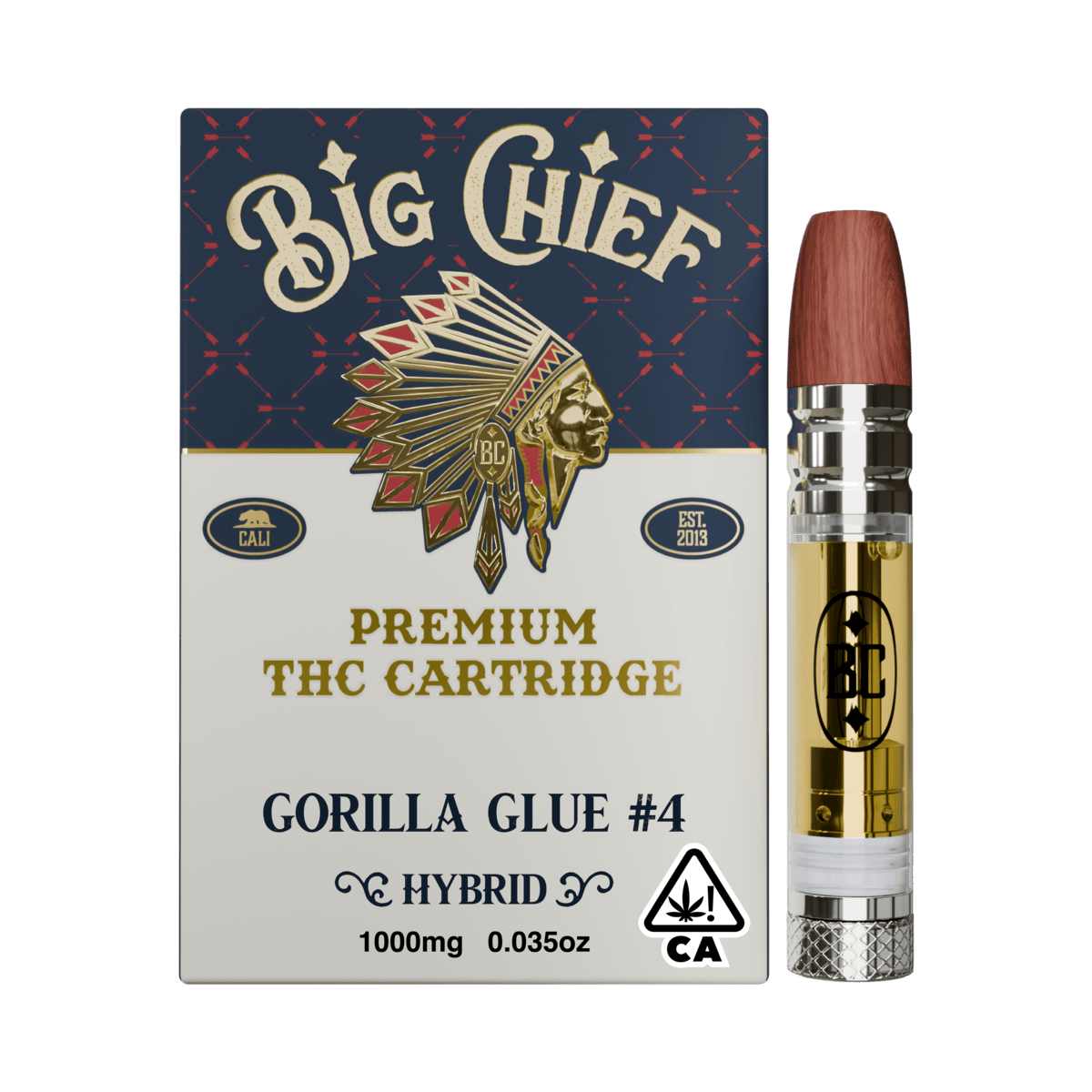 Big Chief Gorilla Glue 4 Cartridge hybrid