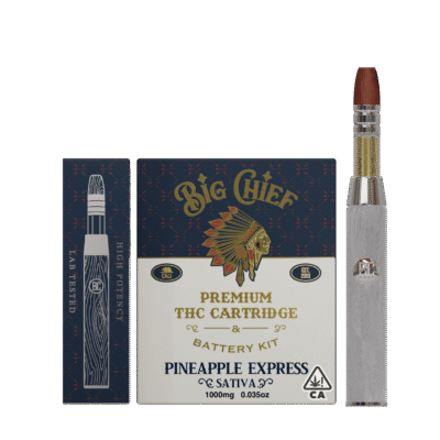 Big Chief Pineapple Express Cartridge & Battery 1g sativa