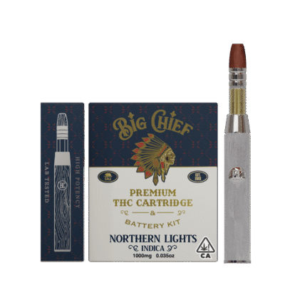 Big Chief Northern Lights Cartridge & Battery 1g indica
