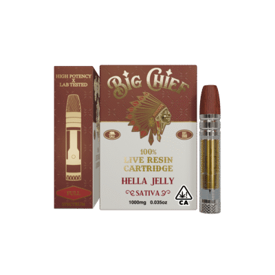 Big Chief Hella Jelly Live Resin Cartridge sativa