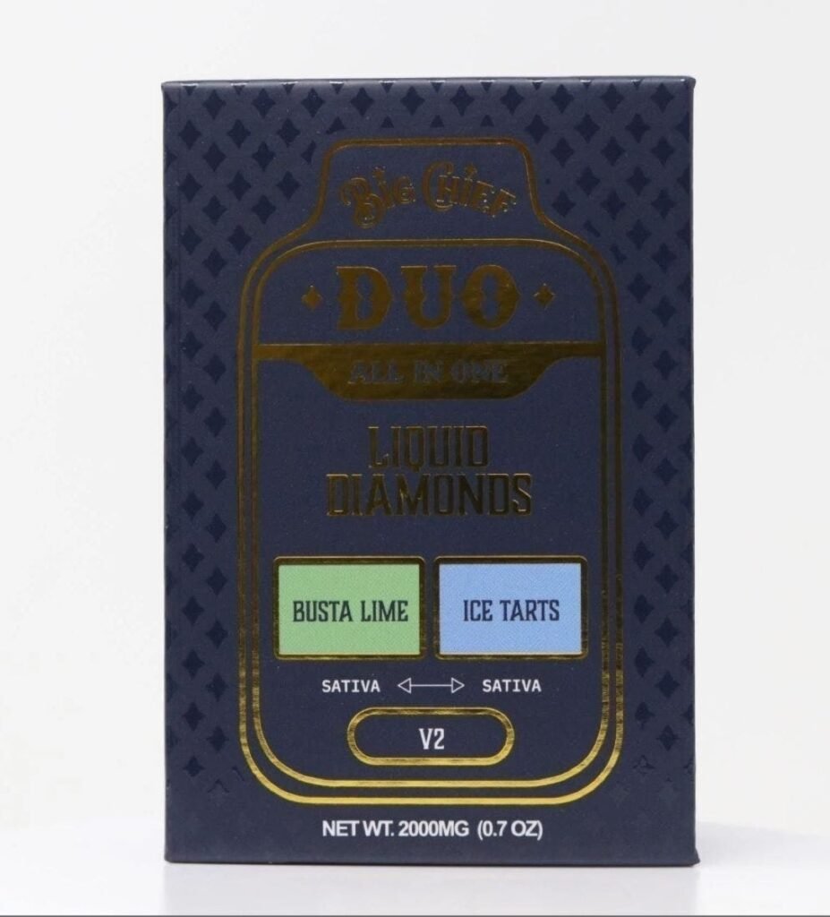 Live resin vs liquid diamonds comparison, Big Chief liquid diamonds 2g disposable
