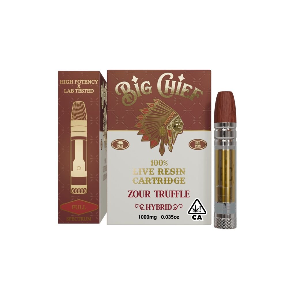 Big chief carts fake vs real check on an authentic Zour Truffle live resin cartridge