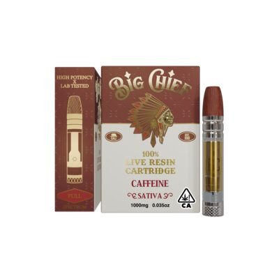 Big Chief Caffeine Live Resin Cartridge 1g sativa