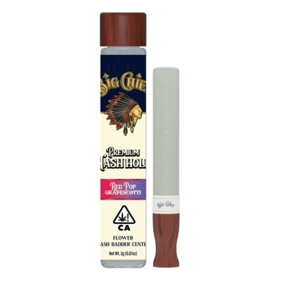 Big Chief Red Pop x Grapescotti Infused Infused Joints 2g hybrid